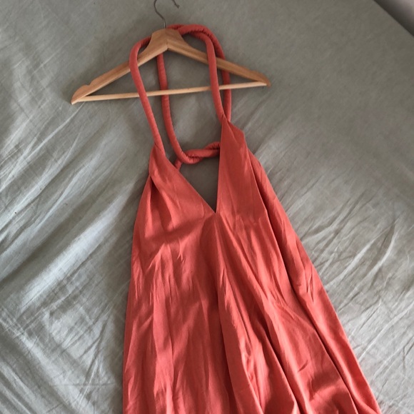 Electric Feathers Infinite Rope Dress. Raw silk OS